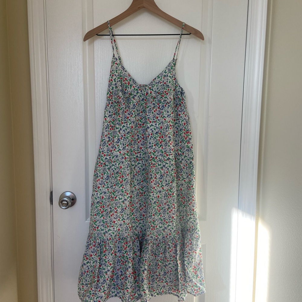Old Navy Floral Midi Dress - Multicolor